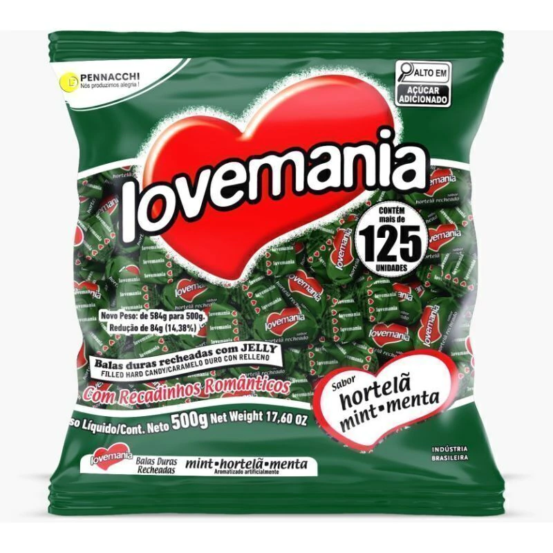 BALA LM HORTELA RECH JELLY 500G