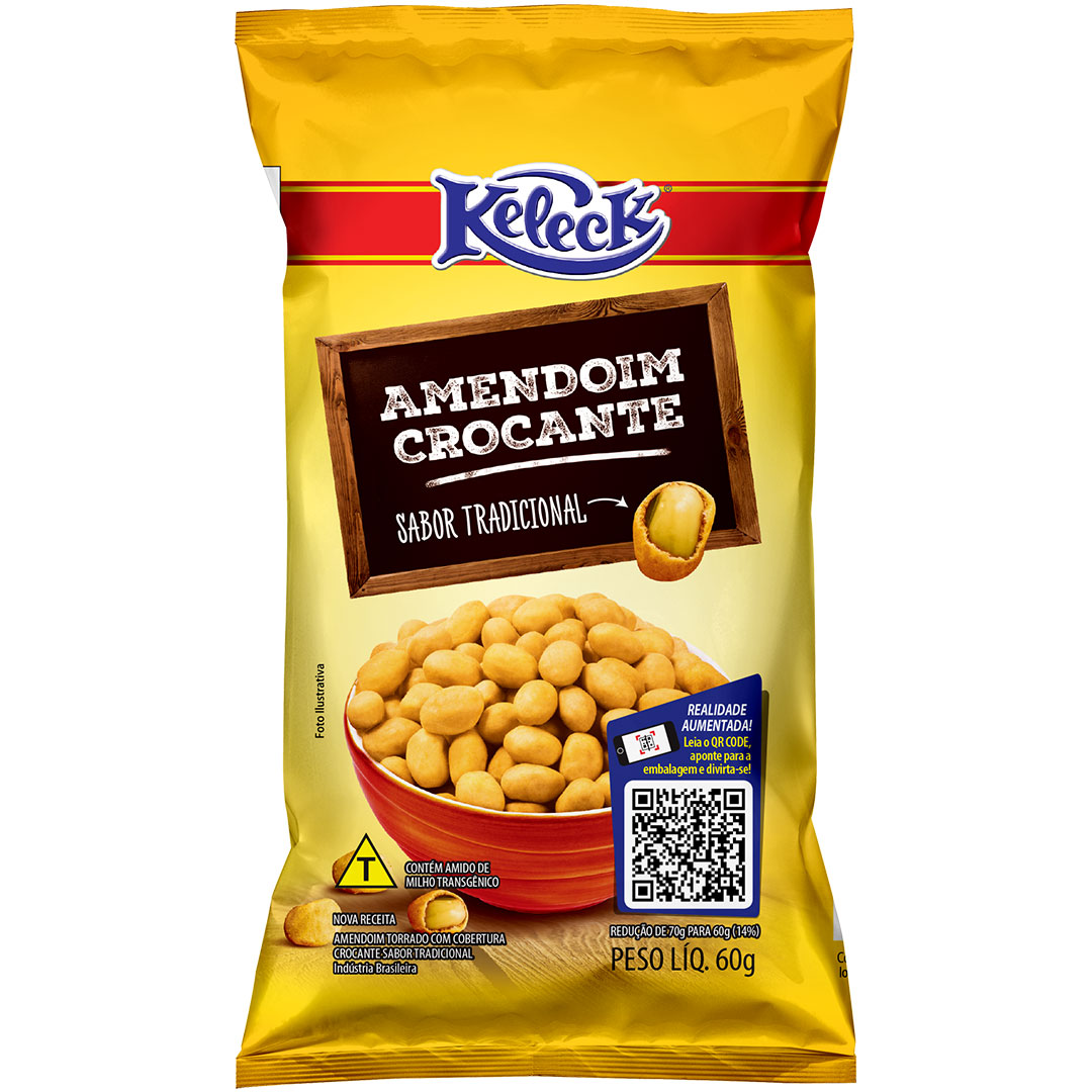 AMENDOIM CROC KEL TRAD 20X60G