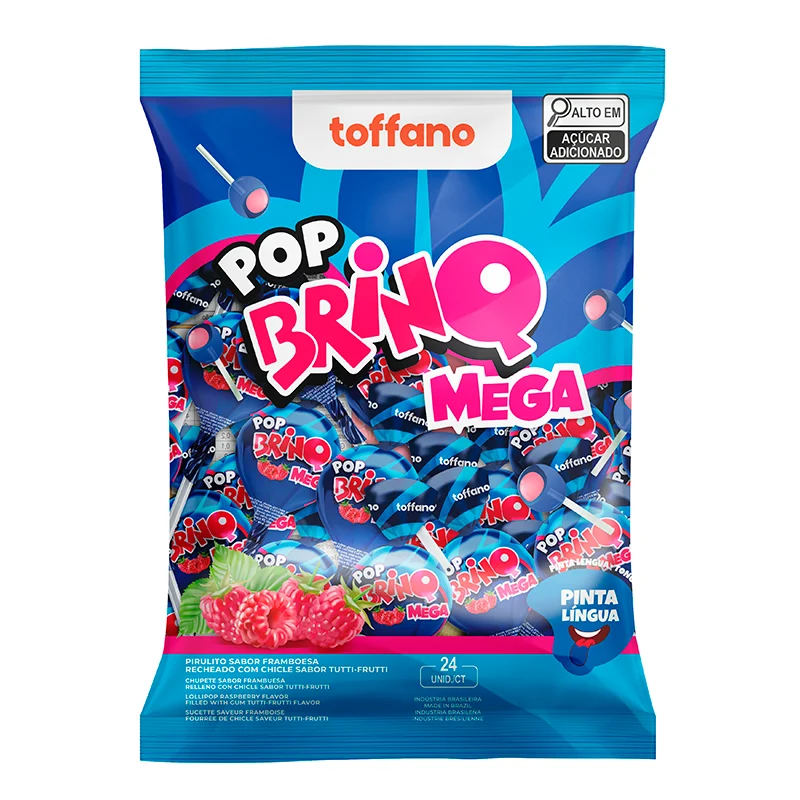 PIRULITO POP BRINQ MEGA PINTA LINGUA 672 GR