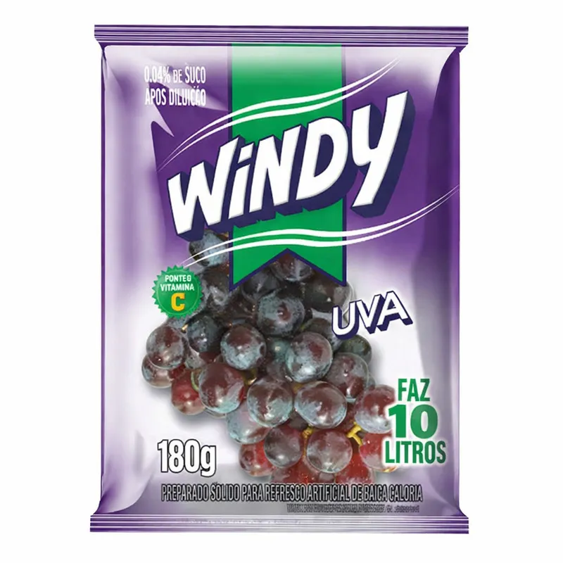 REFRESCO PO WINDY UVA 20X180G