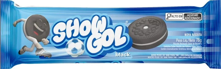 BISC RECH SHOW GOL BLACK BAUNILHA 36X76G